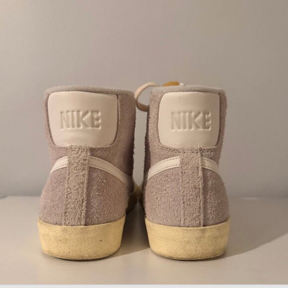 WOMEN'S Nike Blazer Mid 77 Vintage Light Bone Suede - SIZE 8 - Picture 7 of 7